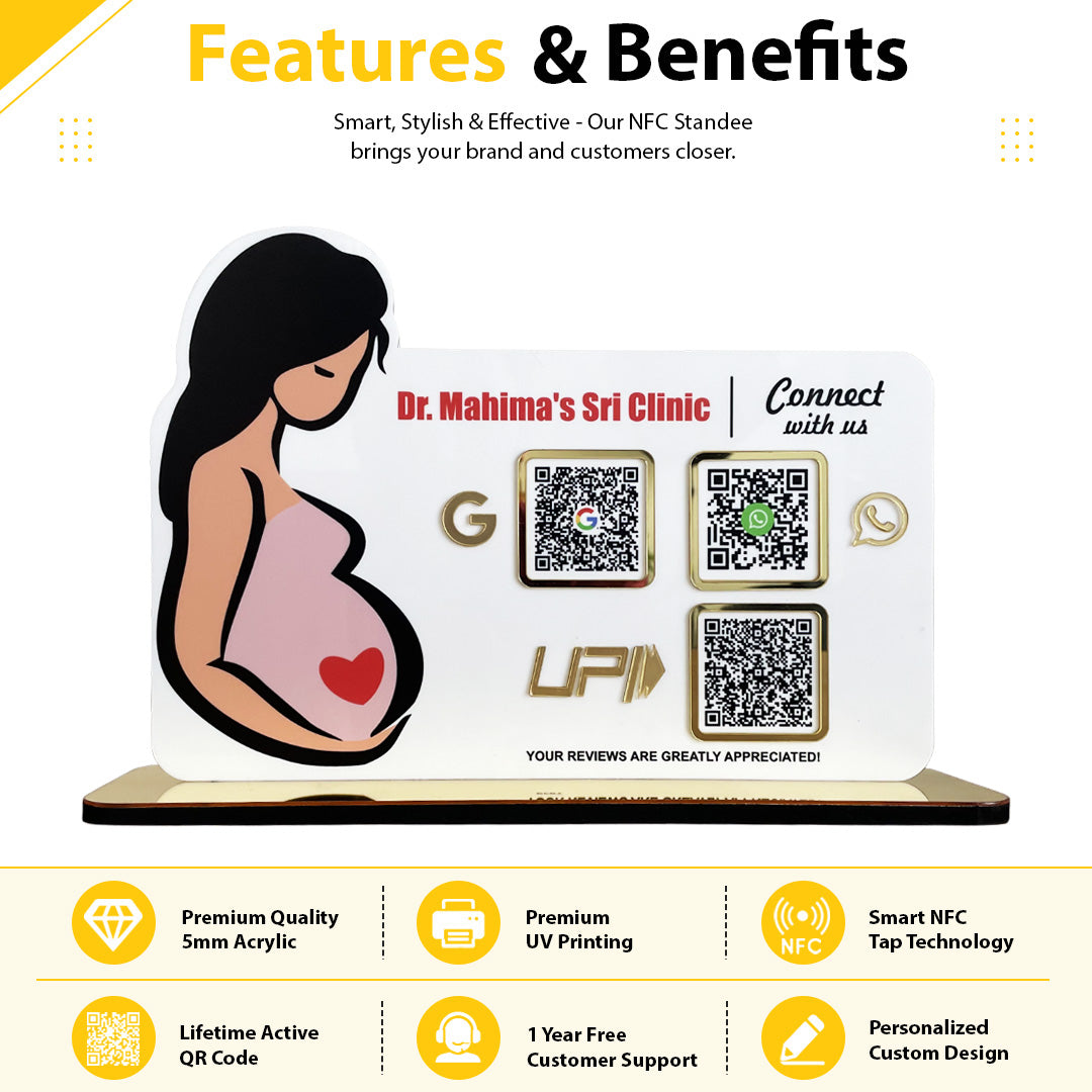 Smart NFC 3-in-1 Standee - Gyncogolist Edition