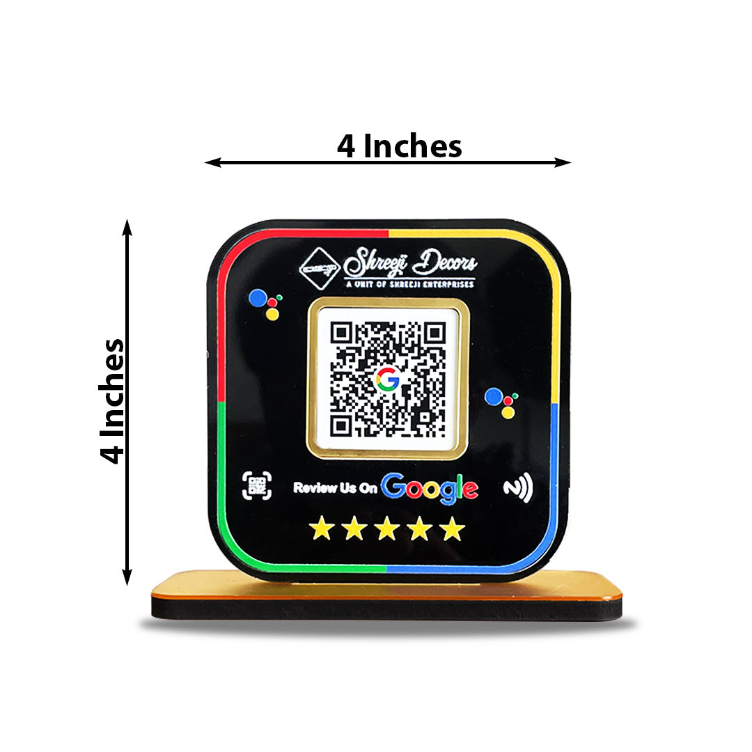 Tapify Mini – Google Review Standee Black Colour