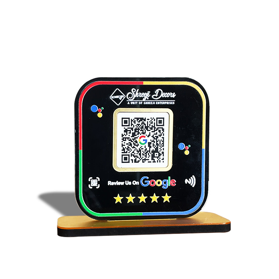 Tapify Mini – Google Review Standee Black Colour