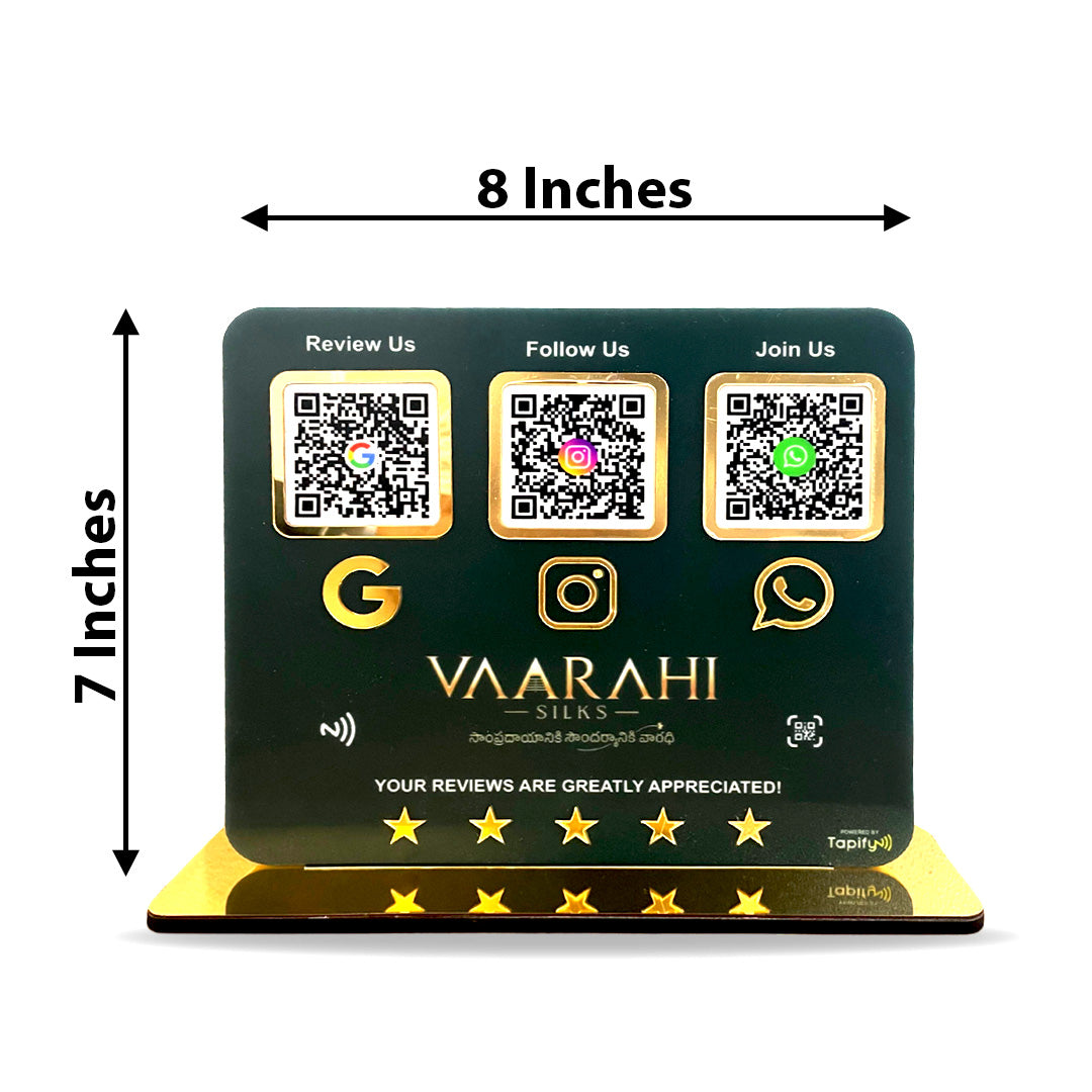 Smart NFC 3-in-1 Table Top Standee - Icon Edition-II