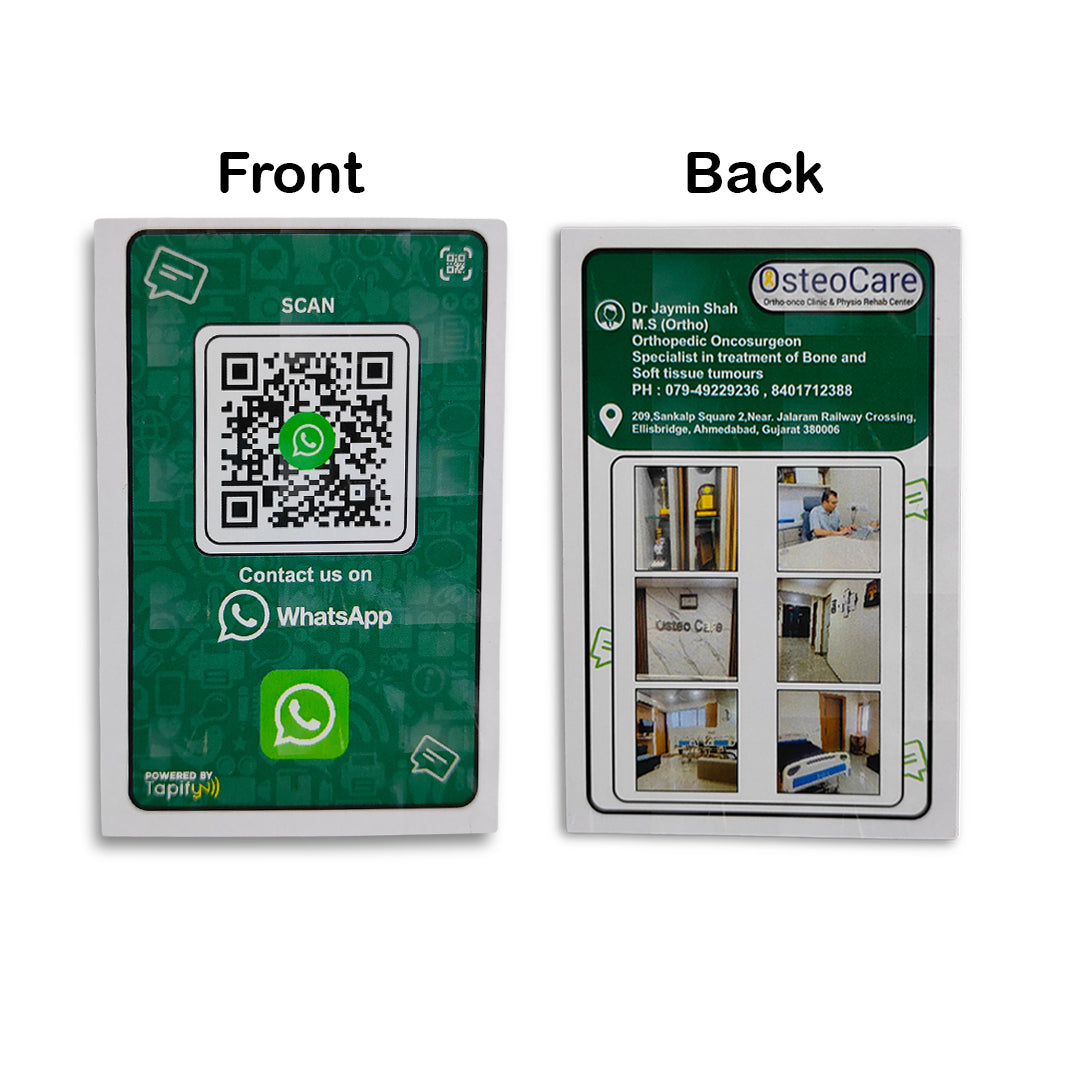 Whatsapp 3D Sparkle Business Cards