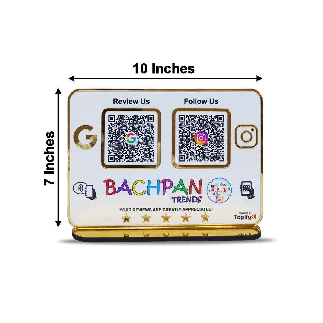 Smart NFC 2-in-1 Big Display Standee