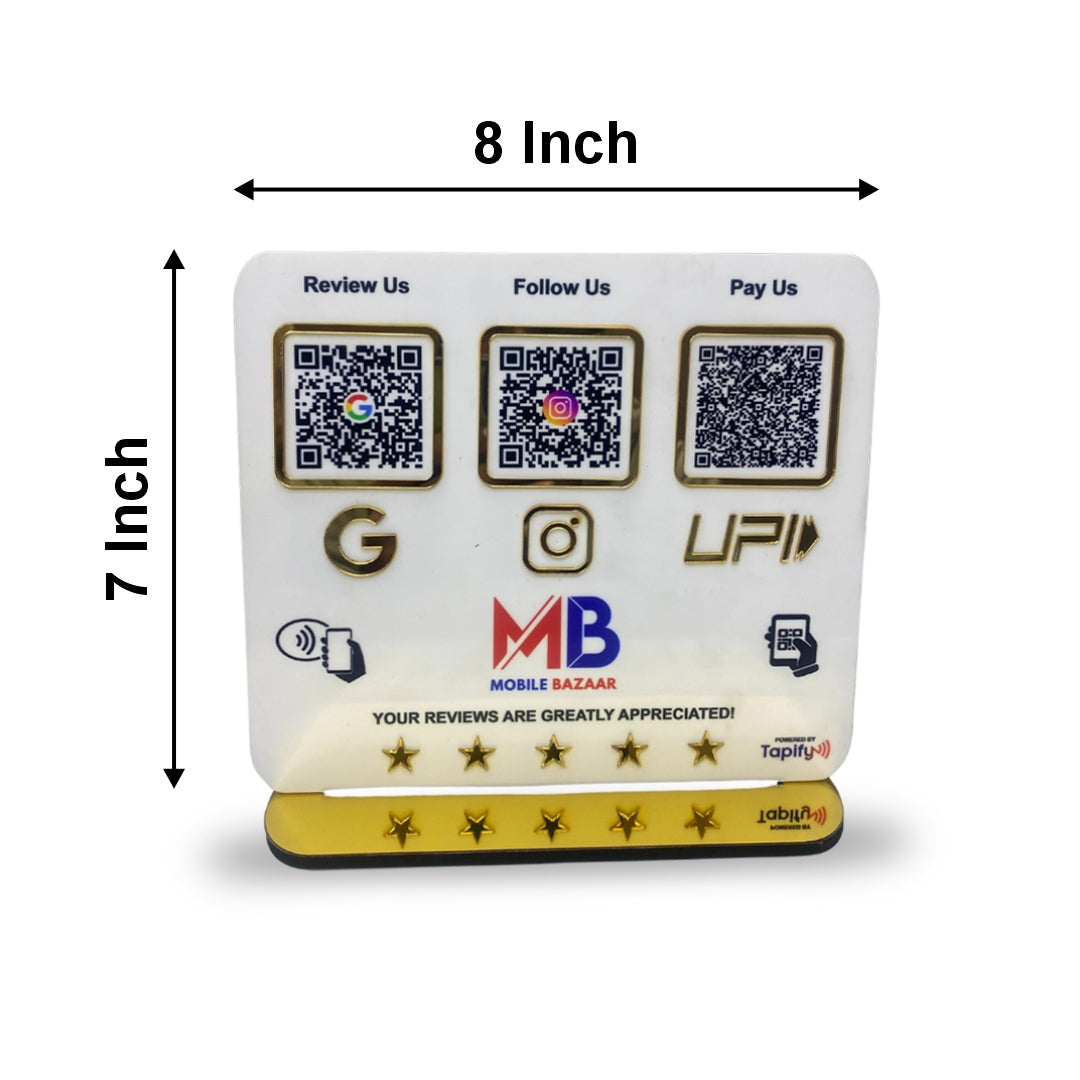 Smart NFC 3-in-1 Table Top Standee - Icon Edition
