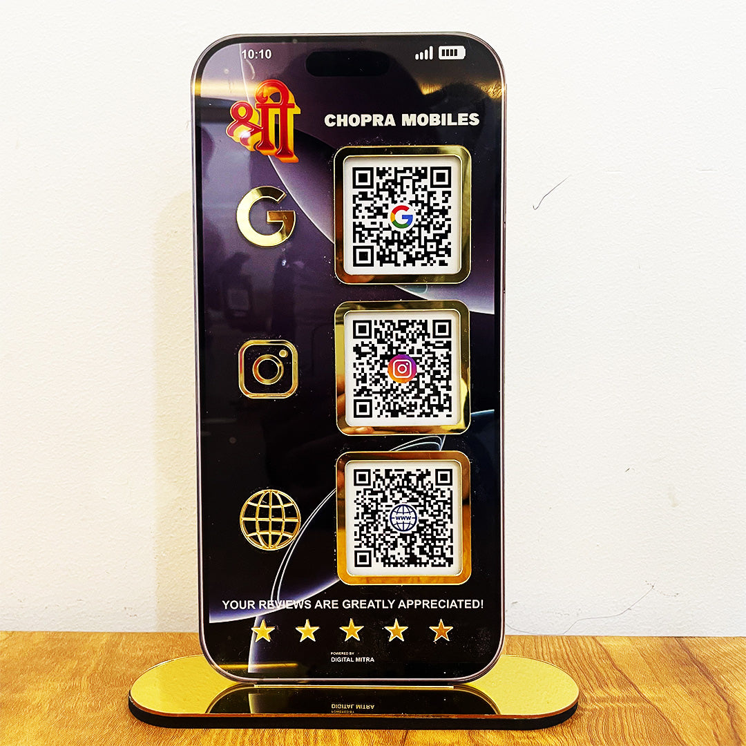 iPhone Mobile Shape Smart NFC 3-in-1 Tabletop Standee II