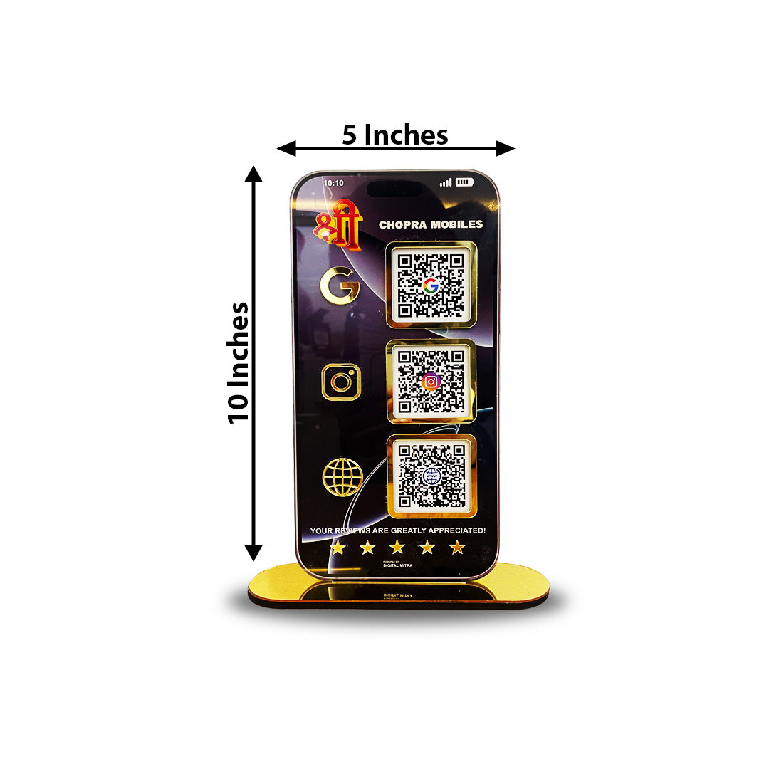 iPhone Mobile Shape Smart NFC 3-in-1 Tabletop Standee II