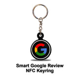 Smart NFC Google Review Keyring - without QR Code(Fixed Design, Your Link Added )