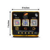 Premium Smart NFC 3-in-1 Table Top Standee | Black Colour