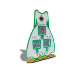 Ladies Gown NFC 3-in-1 Tabletop Standee – For Boutiques & Garment Shops | White Colour
