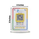 Smart NFC  - 1 QR - Table Top - Google Review Standee