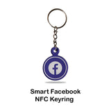 Smart NFC Facebook Keyring - without QR Code(Fixed Design, Your Link Added )