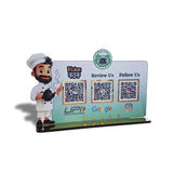 Tea Maker Cutout - Smart NFC 3-in-1 Table Top Standee