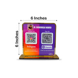 Smart NFC 2-in-1 Premium Standee – PhonePe & Instagram Theme