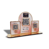 Premium Theme Arch Shaped Smart NFC 3-in-1 Table Top Standee