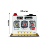 Logo Cutout Edition Shape - Smart NFC 2-in-1 Table Top Standee - Logo cutout