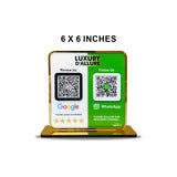 Smart NFC 2-in-1 Premium Standee – Google and WhatsApp