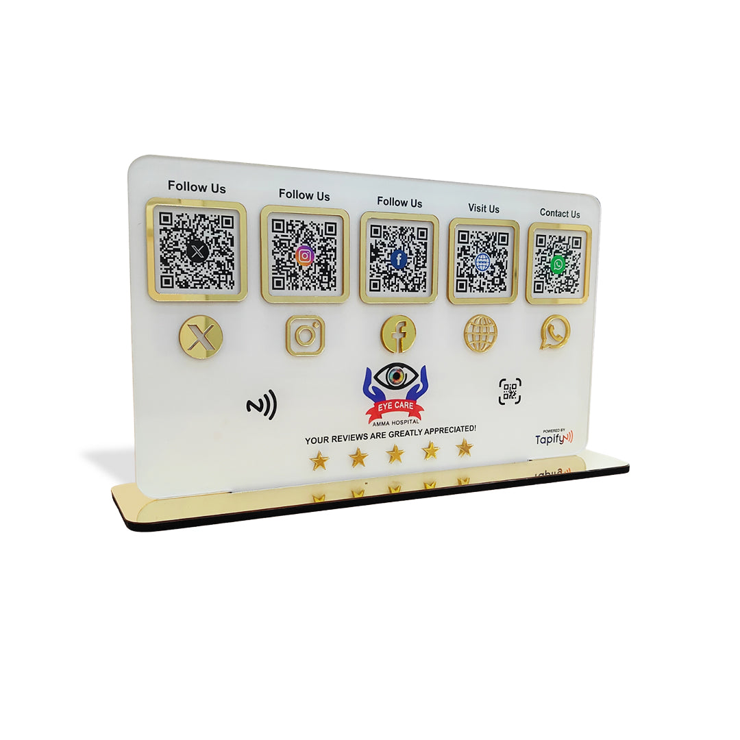 Smart NFC 5-in-1 Table Top Standee