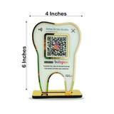 Premium - Tooth Shaped - Smart NFC - Instagram Standee