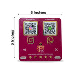 Smart NFC 2-in-1 Table Top Standee | Slanting style