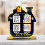 Home Shaped - Premium Smart NFC 4-in-1 Standee - Text Icon Edition