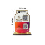 Premium Protein Supplement Shaped Smart NFC 2-in-1 Tabletop Standee - Theme Edition | For Gym & Supplement Stores