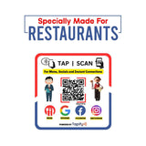 Smart NFC All in One Plate | Specially for Restaurants , Hotel etc (Without UPI)