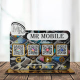 Logo Cutout Mobile Theme Standee - Smart NFC 4-in-1 Table Top Standee