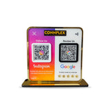 Smart NFC 2-in-1 Premium Standee – Google & Instagram Theme