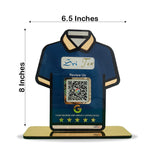 T-Shirt Shaped - Smart NFC 1QR Tabletop Standee