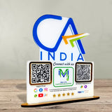 Smart NFC All-In-One + UPI Tabletop Standee For Chartered Accountant (CA) ( UPI Without NFC )