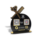 Smart NFC 2-in-1 Tabletop Standee For Salons & Beauty Parlours