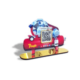 Air Ppump Machine Shaped  Smart NFC All-In-One QR Standee