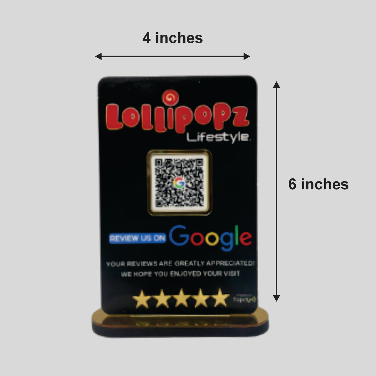 Smart NFC 1 QR Table Top Standee