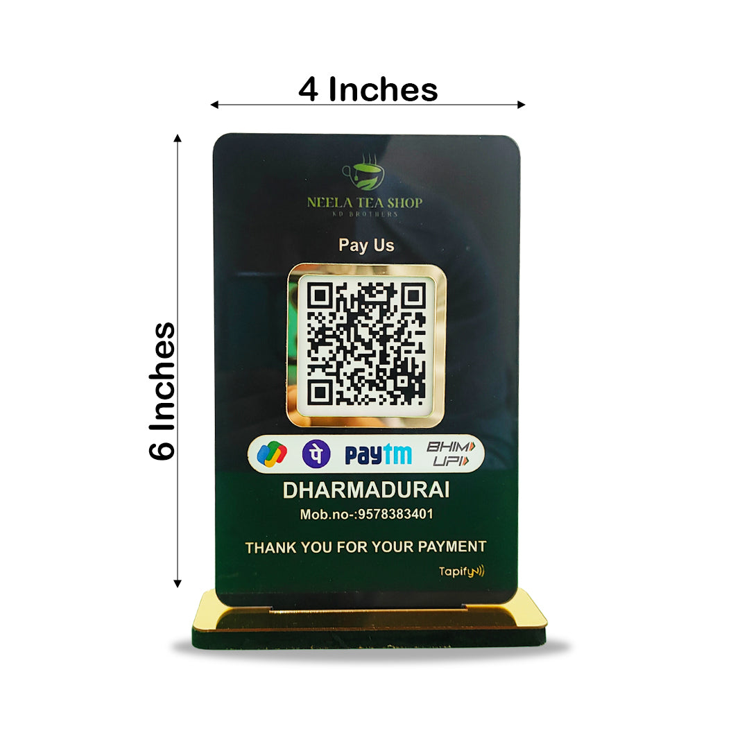 Smart NFC 1 QR Table Top Standee