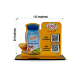 Ghee Bottle Cutout - Smart NFC 2QR Standee