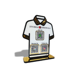 T-Shirt Shaped  - Smart NFC 3-in-1 Tabletop Standee – For Garment Shops