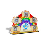 Rainbow Shaped Smart NFC 5-in-1 Table top Standee - For Toy, Gift, Retail Stores