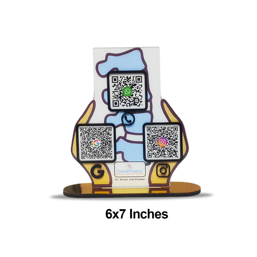 Spine Shaped Smart NFC 3-in-1 Standee