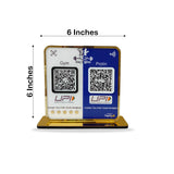 Smart NFC 2-in-1 Premium Standee –  UPI & UPI