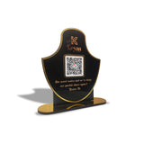 Smart NFC Single QR - Tabletop Standee - for Jewelry Stores