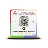 Premium Google Review - 1 QR Table Top Standee - Elite