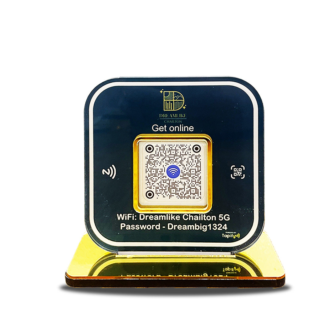 Tapify Mini Smart NFC – Wifi QR Standee
