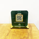 Tapify Mini Smart NFC – Custom QR Standee - ( For Any QR )