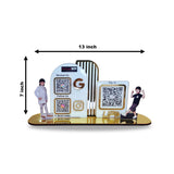 Premium Arch Shaped Smart NFC 3-in-1 Multi Cutout Standee