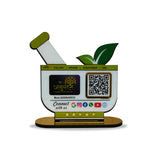 Okhali (Mortar and Pestle) Shaped Smart NFC 2-in-1 Table Top Standee