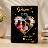 Personalized Dad Photo Frame – Custom Acrylic Gift for Father & Son/Daughter