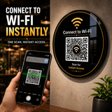 Wi-FI QR Plate - Scan to Connect