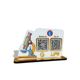 Smart NFC 2-in-1 Standee - Microscope Edition  - For Scientist & Healthcare Professional