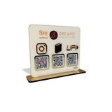 Unique Smart NFC 3-in-1 Table Top Standee - Icon Edition