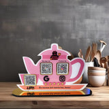 Cattle and Cup Shaped - Smart NFC 3-in-1 Tabletop Standee