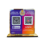 Smart NFC 2-in-1 Premium Standee – PhonePe & Instagram Theme